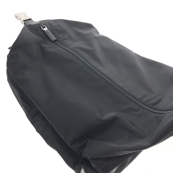 Prada Tesut Montana Backpack Nylon Rucksack Black Shoulder Bag - Picture 6 of 10